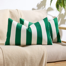 Stripe Cymon Rectangular Outdoor Cushion Covers (Set of 2)