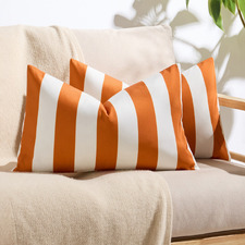 Stripe Cymon Rectangular Outdoor Cushion Covers (Set of 2)