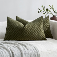 Sonia Rectangular Chenille Cushion Covers (Set of 2)
