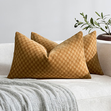 Sonia Rectangular Chenille Cushion Covers (Set of 2)