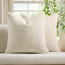 Gracie Corduroy Velvet European Pillowcases (Set of 2)