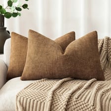 Clare Rectangular Chenille Cushion Covers (Set of 2)