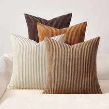 4 Piece Brea Corduroy Velvet Cushion Cover Set