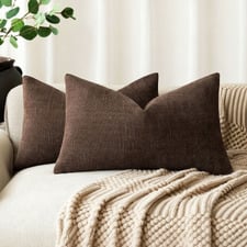 Clare Rectangular Chenille Cushion Covers (Set of 2)