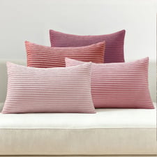 4 Piece Ardian Corduroy Velvet Lumbar Cushion Cover Set