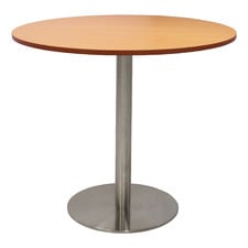 Chrome Base Lawson Round Meeting Table