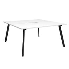 Eternity White Double-Sided Workstation