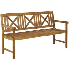 Santa Cruz 3 Seater Outdoor Timber Bench