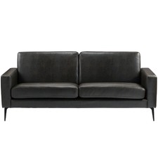 Antique Surrey Faux Leather 2.5 Seater Sofa