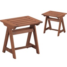 Parklands Timber Outdoor Stools (Set of 2)