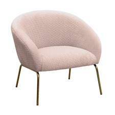 Luna Quilted Velvet Armchair