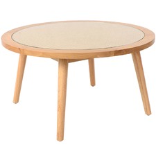 Light Oak Daintree Rattan & Oak Coffee Table