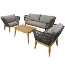 4 Seater Lorne Outdoor Lounge & Coffee Table Set