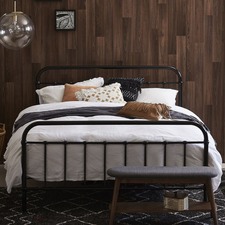 Black Bailey Metal Bed Frame