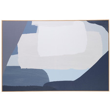 Blue Noah Framed Canvas Wall Art