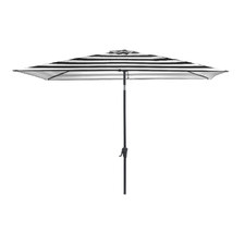 2.7 x 1.8m Brighton Striped Rectangular Market Umbrella