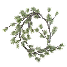165cm Light Up Faux Pine Christmas Garland