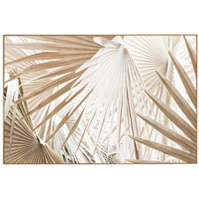 Sun-Kissed Palms Framed Canvas Wall Art