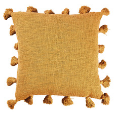 Mustard Raffa Square Cotton Cushion