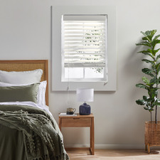 Ivory Faux Wood Venetian Blind