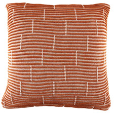 Rust Acre Knitted Cotton Cushion