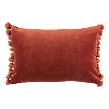 Minnie Tasselled Velvet Cushion