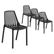 Slouch UV-Stabilised Outdoor Dining Chairs (Set of 4)