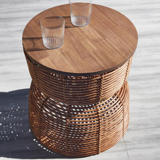 Bel Poly-Rattan Al Fresco Side Table