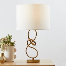 Knox Metal Abstract Table Lamp