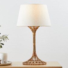 60cm Natural Florence Rattan Table Lamp
