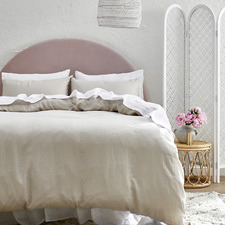 Georgina Round Arch Velvet Bedhead