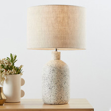 Maya White Ceramic Table Lamp