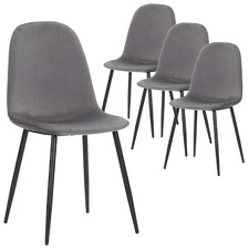 Milford Velvet Dining Chairs (Set of 4)