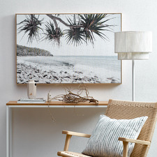 Noosa Beachscape Framed Canvas Wall Art