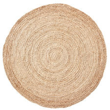 Natural Alba Hand-Woven Jute Round Rug