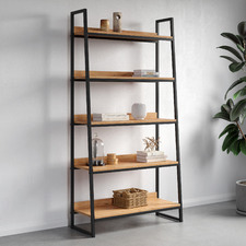 Natural Jackson 5 Tier Bookshelf