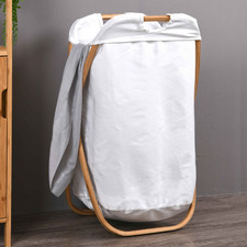 Bamboo Foldable Laundry Hamper