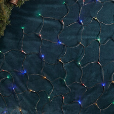 300 Multi-Coloured LED Solar Net Fairy Lights