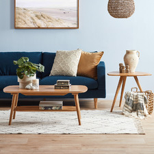 Oscar Oak Coffee & Side Table Set