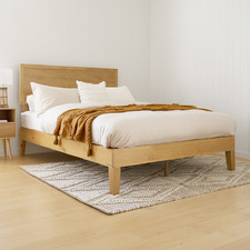 Natural Beckham Wooden Bed