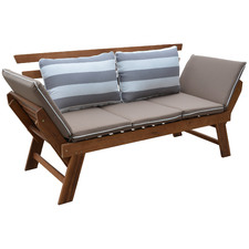 Malo Acacia Wood Outdoor Daybed