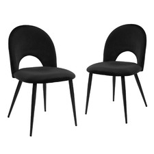 Loren Velvet Dining Chairs (Set of 2)