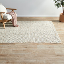 Natural Marlie Hand-Woven Wool-Blend Rug