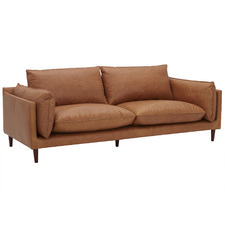 Terry 3 Seater Genuine Leather Sofa