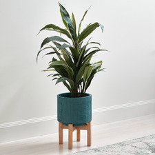 Flores Ceramic Planter with Stand