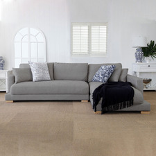Light Grey Coulton 4 Seater Sofa with Chaise