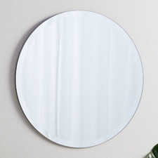 Tate 600mm Round Frameless Wall Mirror