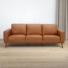 Landis 3 Seater Leather Sofa