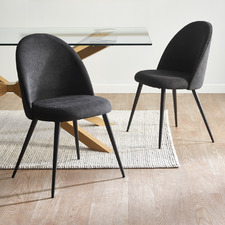 Black Charlie Dining Chairs (Set of 2)