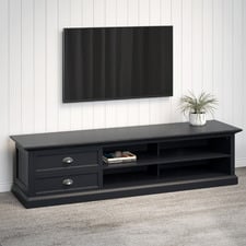 180cm Black Maison TV Entertainment Unit